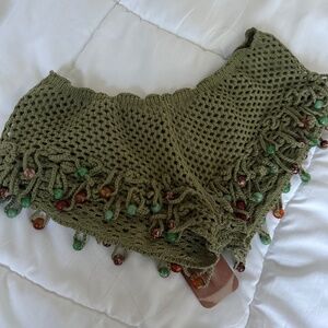 Jaded London canary knit shorts